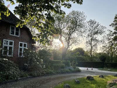 Abendsonne - Zugang zum Grundstück