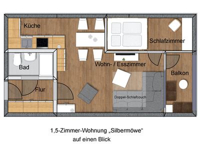 Ferienwohnung für 4 Personen (40 m²) in Wendtorf 7/10