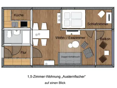 Ferienwohnung für 4 Personen (40 m²) in Marina Wendtorf 9/10