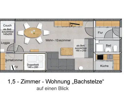 Ferienwohnung für 4 Personen (50 m²) in Marina Wendtorf 10/10