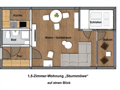 Ferienwohnung für 4 Personen (40 m²) in Marina Wendtorf 9/10