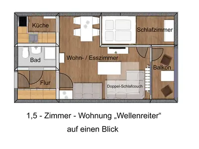 Ferienwohnung für 4 Personen (40 m²) in Marina Wendtorf 7/10