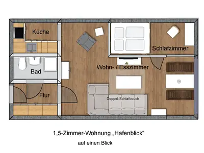 Ferienwohnung für 4 Personen (40 m²) in Marina Wendtorf 8/10