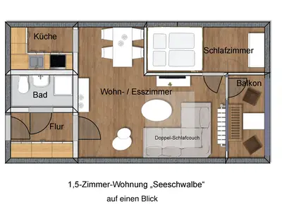 Ferienwohnung für 4 Personen (40 m²) in Marina Wendtorf 9/10