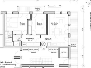 Ferienwohnung für 6 Personen (70 m²) in Wengen