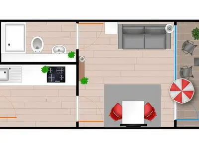 Ferienwohnung für 2 Personen (23 m²) in Wenningstedt 4/10