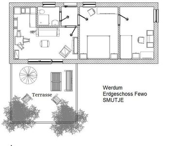 Ferienwohnung für 4 Personen (47 m²) in Werdum 8/10