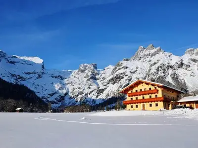 Winterparadies Oberlehengut am Talschluss