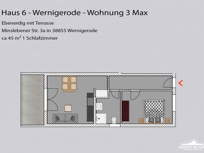 Ferienwohnung für 4 Personen (48 m²) in Wernigerode 5/10