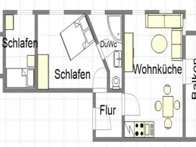 Ferienwohnung für 4 Personen (56 m²) in Wertach 8/10