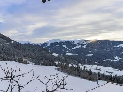 Aussicht vom Ferienhaus [Winter]