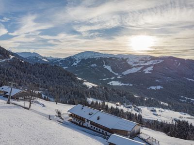 Außenseite Ferienhaus [Winter]