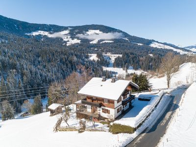 Außenseite Ferienhaus [Winter]