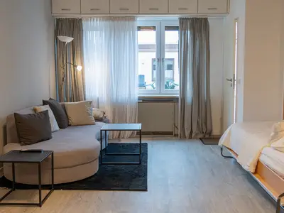 Wohnraum mit drei Schlafplätzen