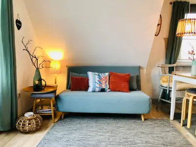Wohnbereich mit Schlafcouch