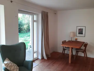 Essbereich im Wohnzimmer