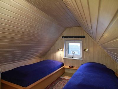 Schlafbereich. 2. Schlafzimmer mit 2 Einzelbetten