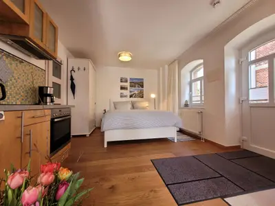 offener gehaltener Schlafbereich