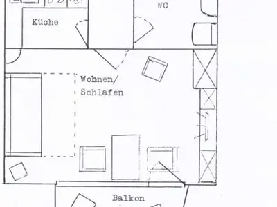 Ferienwohnung für 2 Personen (29 m²) in Sylt-Ost 6/10