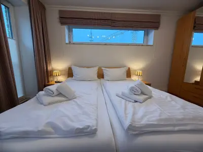 Schlafbereich mit TV