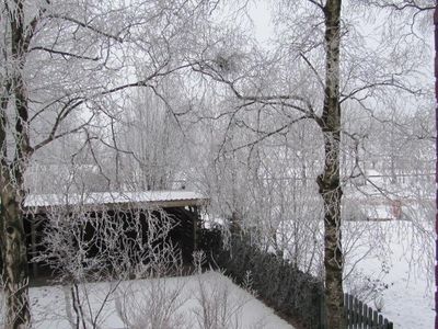 Der Carport im Winter