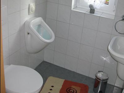 Das Gäste WC der Ferienwohnung