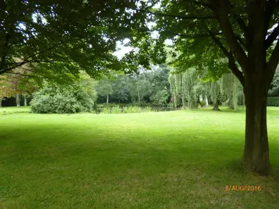 Garten mit Teich