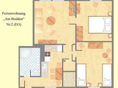 Ferienwohnung für 4 Personen (65 m²) in Wiek auf Rügen 6/10