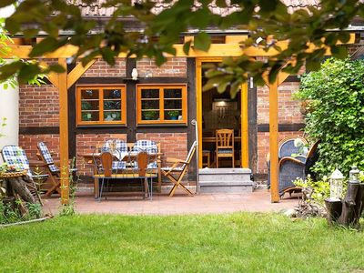 Terrasse vor dem Haus