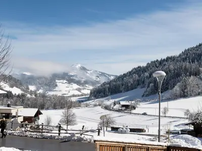 Aussicht vom Ferienhaus [Winter]