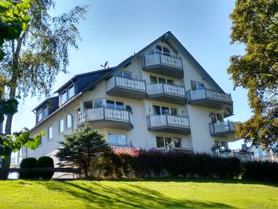 Hausansicht vom Kurpark aus Fewo Michelle und Orchidee