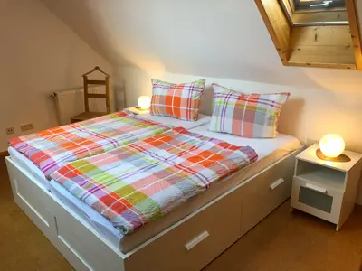 BEDROOM, INSIDE, OUTSIDE