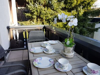 Sommerlicher Balkon