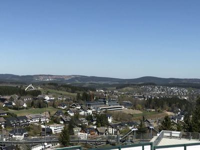 Ausblick über Winterberg von der Panoramabrücke