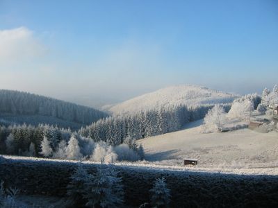 Ausblick Ferienwohnung Lenneplätze