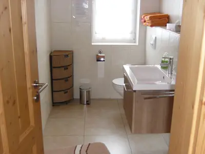 Bad mit Fußbodenheizung