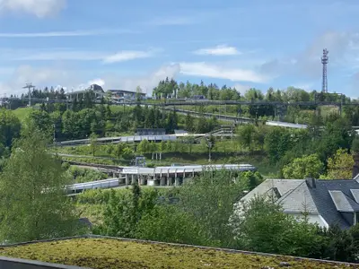 Aussicht auf die Bobbahn