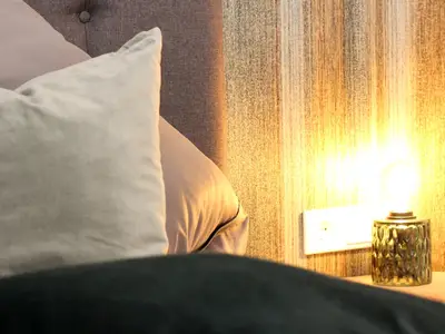 Ferienwohnug Bergblick Schlafzimmer