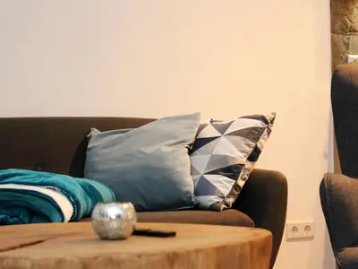 Ferienwohnug Seeblick - Wohnzimmer und Küche