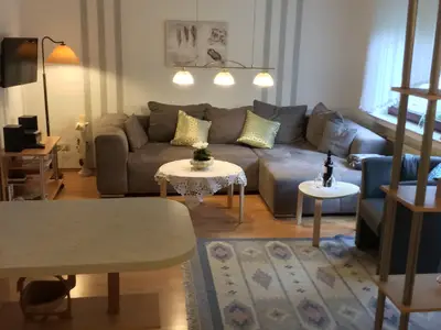 Fewo unten -2 Schlafzimmer/ 2 Bäder mit Gartenblick