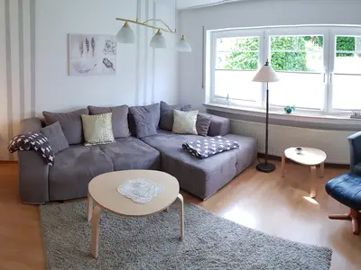 Fewo unten -2 Schlafzimmer/ 2 Bäder mit Gartenblick