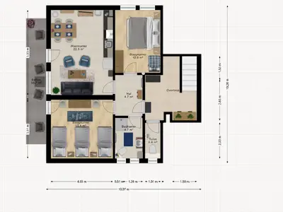 Ferienwohnung für 5 Personen (65 m²) in Winterberg 10/10