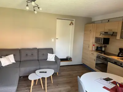 Wohbereich/ Küche Ferienwohnung