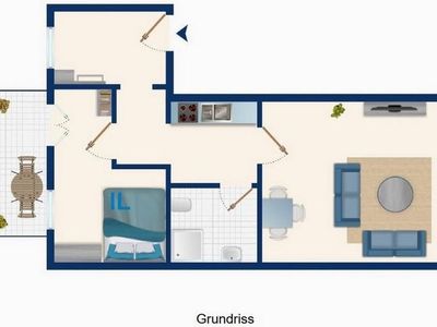 Ferienwohnung für 3 Personen (42 m²) in Wismar 10/10