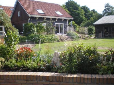 Garten. Garten-Grillplatz