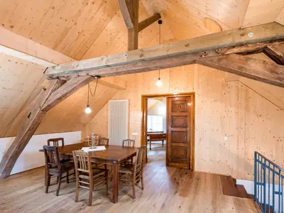 Pusteblume offenen Wohn- und Essebereich mit Küche