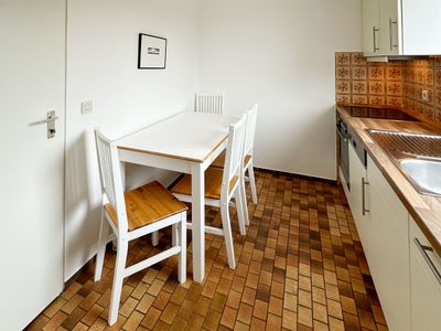 Küche der Ferienwohnung Buchholtz in Wittdün auf Amrum
