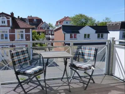 Balkon der Sonnenoase in Wittdün auf Amrum