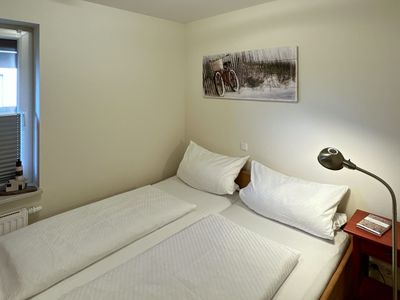 Schlafzimmer in der Ferienwohnung Ose in Wittdün auf Amrum