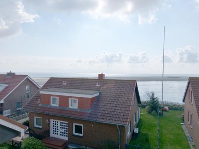 Meerblick in der Ferienwohnung Alpenstrandläufer in Wittdün auf Amrum